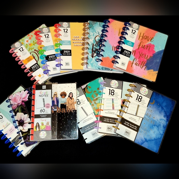 Bundle of NEW Classic size 18 and 12 month  Happy Planners, Notebooks + Journal - Picture 12 of 12